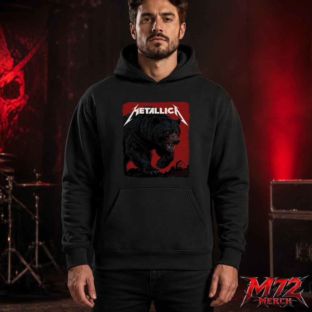 Metallica M72 World Tour May 30 2026 At Olympiastadion Berlin Germany Black Bear Artwork By Janta-Island Hoodie